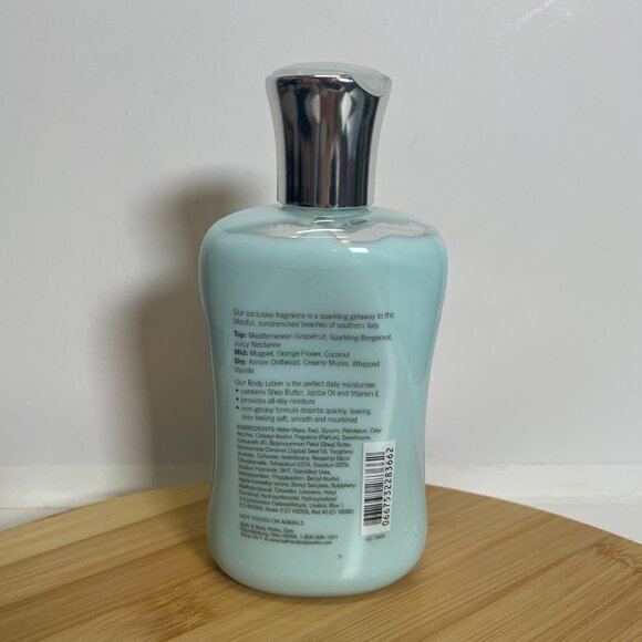 Bath & Body Works Capri Seaside Citrus Body Lotion 8 oz Shea Jojoba Butter - Picture 3 of 4